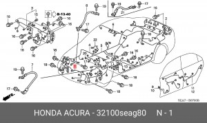 Жгут проводов 32100SEAG80 HONDA