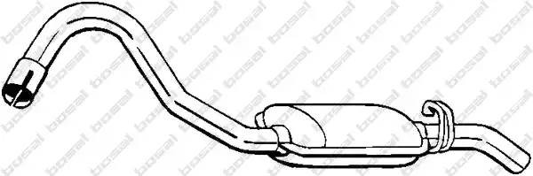 Глушитель выхлопных газов конечный 185-855 BOSAL