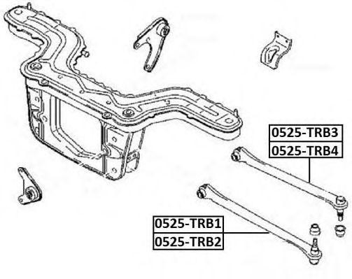 Рычаг подвески 0525-TRB1 ASVA
