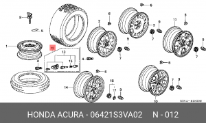 Датчик давления в шинах 06421S3VA02 HONDA