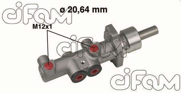 Главный тормозной цилиндр 202-404 CIFAM