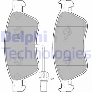 Колодки тормозные дисковые LP2072 DELPHI