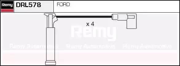 Ккомплект проводов зажигания DRL578 DELCO REMY