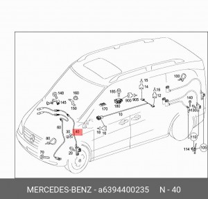 Деталь A 639 440 02 35 MERCEDES BENZ