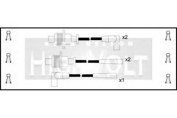 Ккомплект проводов зажигания OEF057 STANDARD