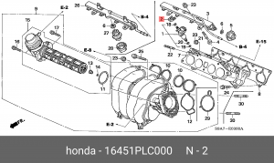 Деталь 16451PLC000 HONDA