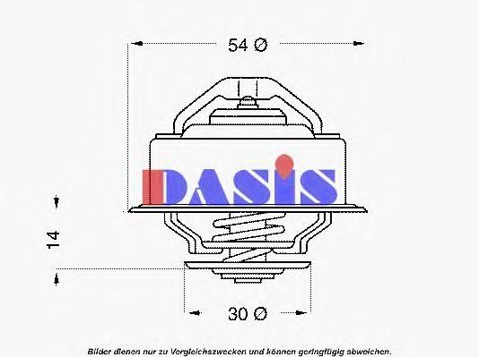 Термостат, охлаждающая жидкость 750346N AKS DASIS