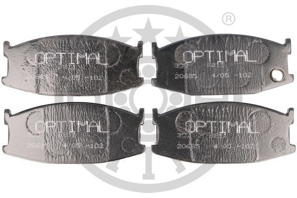Комплект тормозных колодок, диско 9211 OPTIMAL