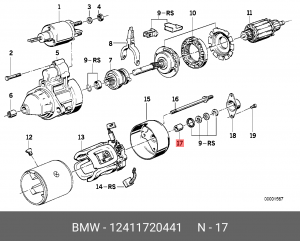 Втулка 12 41 1 720 441 BMW