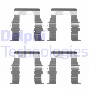 Комплектующие, колодки дискового тормоза LX0171 DELPHI