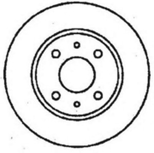Тормозной диск 561130B BENDIX JURID