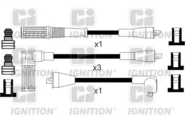 Ккомплект проводов зажигания XC582 QUINTON HAZELL
