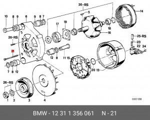 Болт 12 31 1 356 061 BMW