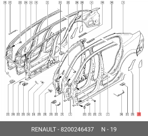 Деталь 8200246437 RENAULT