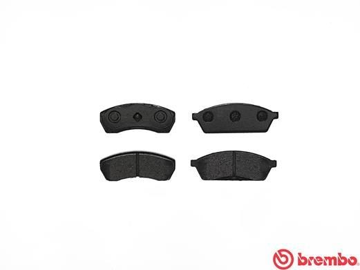 Комплект тормозных колодок, диско P78008 BREMBO