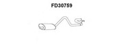 Глушитель выхлопных газов конечный FD30759 VENEPORTE