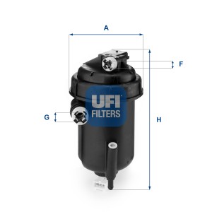 Топливный фильтр 55.143.00 UFI