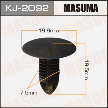 Клипса крепежная KJ2092 MASUMA