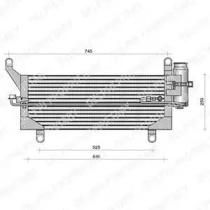 Конденсатор, кондиционер TSP0225114 DELPHI