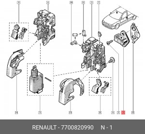 Деталь 7700820990 RENAULT