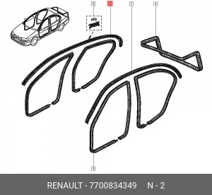 Деталь 7700834349 RENAULT