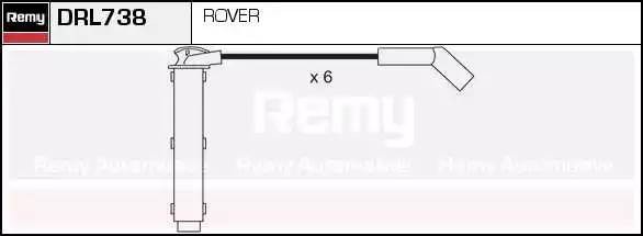 Ккомплект проводов зажигания DRL738 DELCO REMY