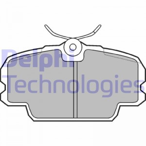 Комплект тормозных колодок, диско LP455 DELPHI
