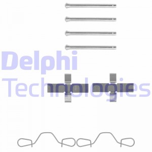 Комплектующие, колодки дискового тормоза LX0041 DELPHI