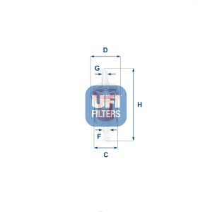 Топливный фильтр 31.027.00 UFI