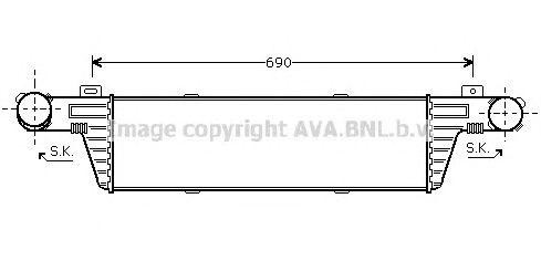 Интеркулер MS4296 AVA