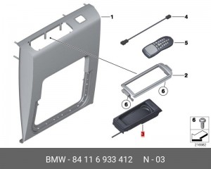 Деталь 84 11 6 933 412 BMW