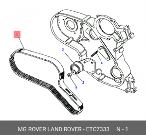Ремень ГРМ ETC7333 MG ROVER LAND ROVER