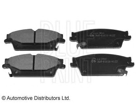 Комплект тормозных колодок, диско ADA104252 BLUE PRINT