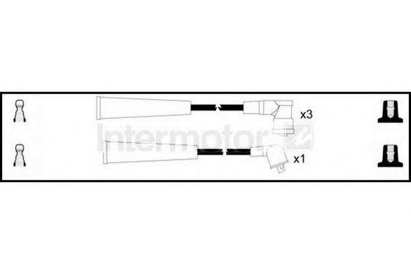 Ккомплект проводов зажигания 83087 STANDARD