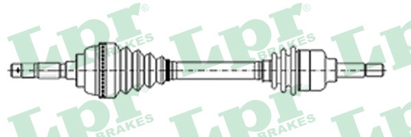Приводной вал DS21055 LPR