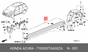 Деталь 71800STXA00ZA HONDA