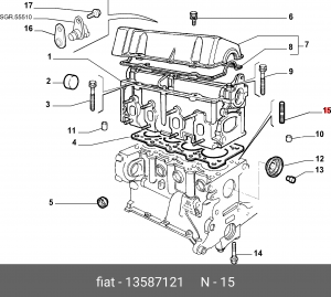 Деталь 13587121 ALFA FIAT LANCIA