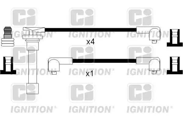 Ккомплект проводов зажигания XC357 QUINTON HAZELL