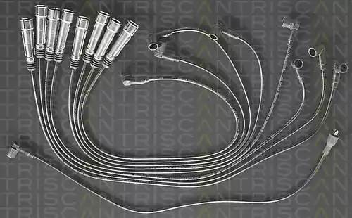 Ккомплект проводов зажигания 88607163 TRISCAN