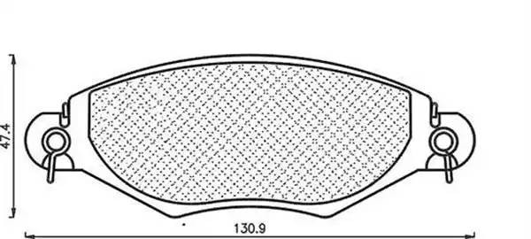 Комплект тормозных колодок, диско 430216171039 MAGNETI MARELLI