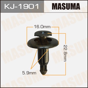 Клипса крепежная KJ1901 MASUMA