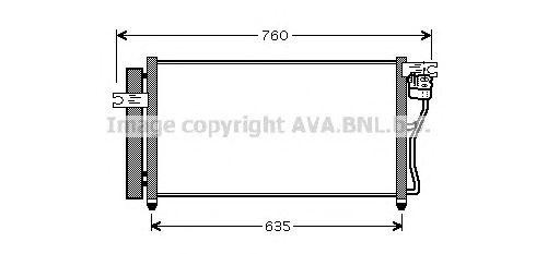 Радиатор кондиционера HY5178 AVA