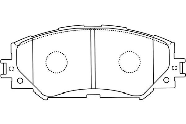 Комплект тормозных колодок, диско BP-9116 KAVO PARTS