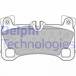 Колодки тормозные дисковые LP2118 DELPHI