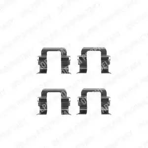 Комплектующие, колодки дискового тормоза LX0251 DELPHI