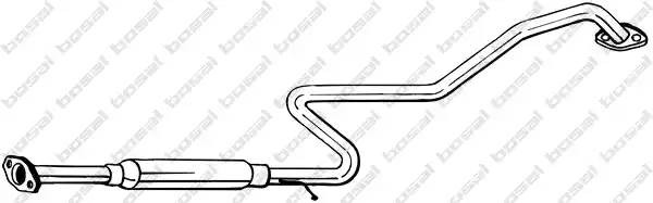 Средний глушитель выхлопных газов 286-125 BOSAL
