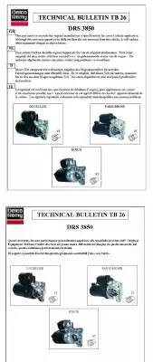 Стартер DRS3850 DELCO REMY