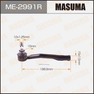 Наконечник рулевой тяги ME-2991R MASUMA