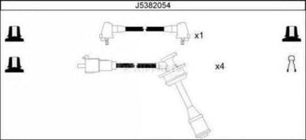 Ккомплект проводов зажигания J5382054 H B JAKOPARTS NIPPARTS