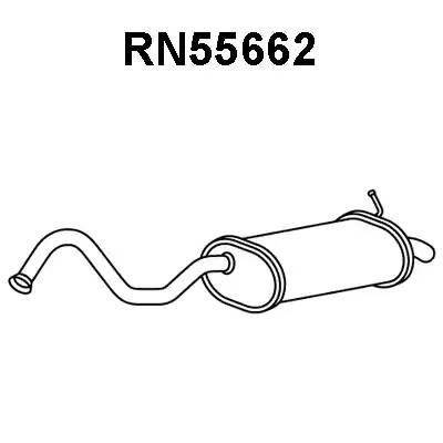 Глушитель выхлопных газов конечный RN55662 VENEPORTE